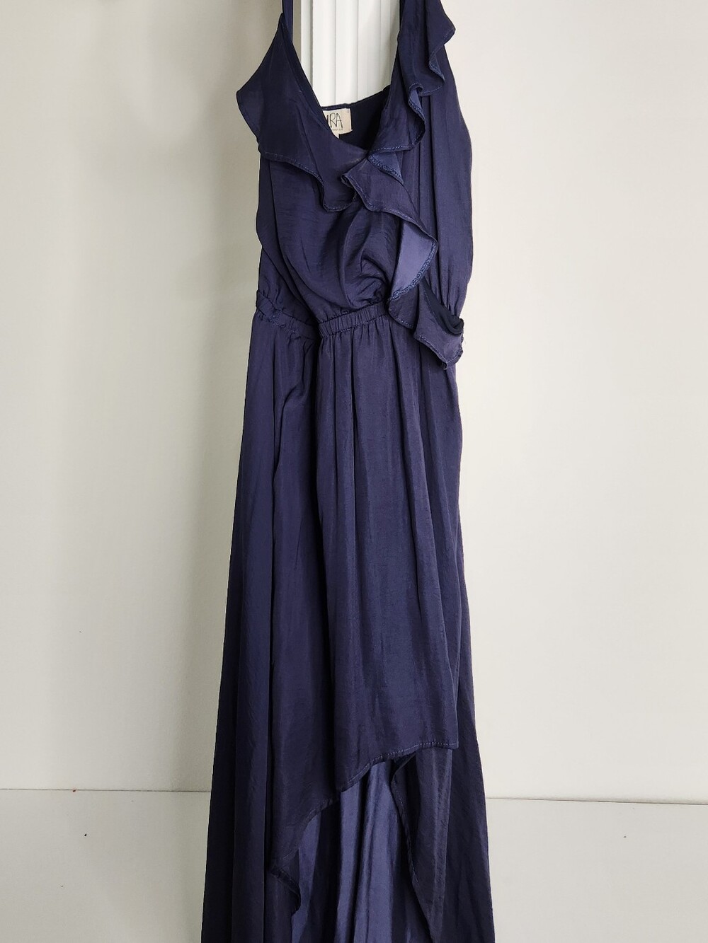 DRA Navy Ruffle High-Low Dress - Picture 3 of 5